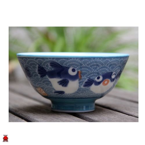 Cuenco de cerámica pez fugu